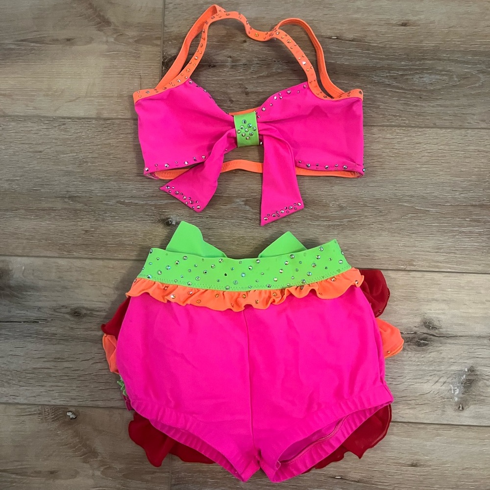 Competitive dance jazz costume